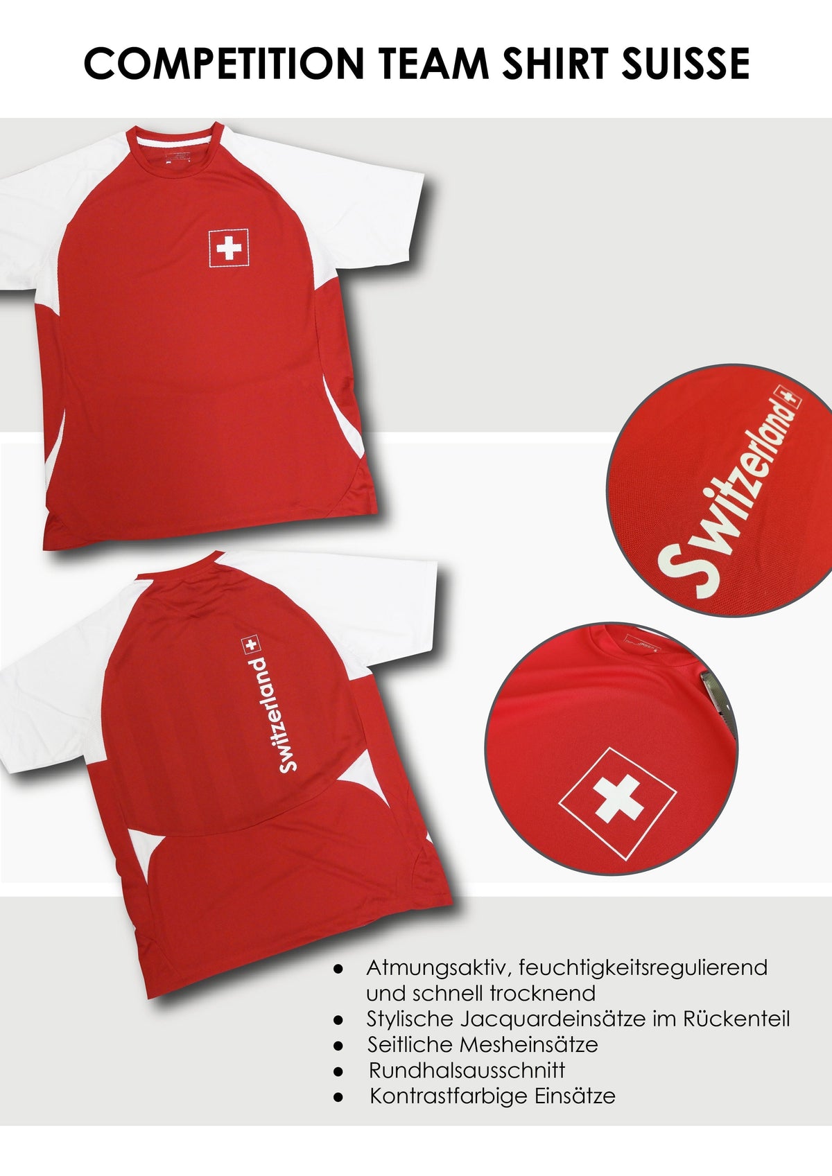 T-shirt homme Suisse Taille M