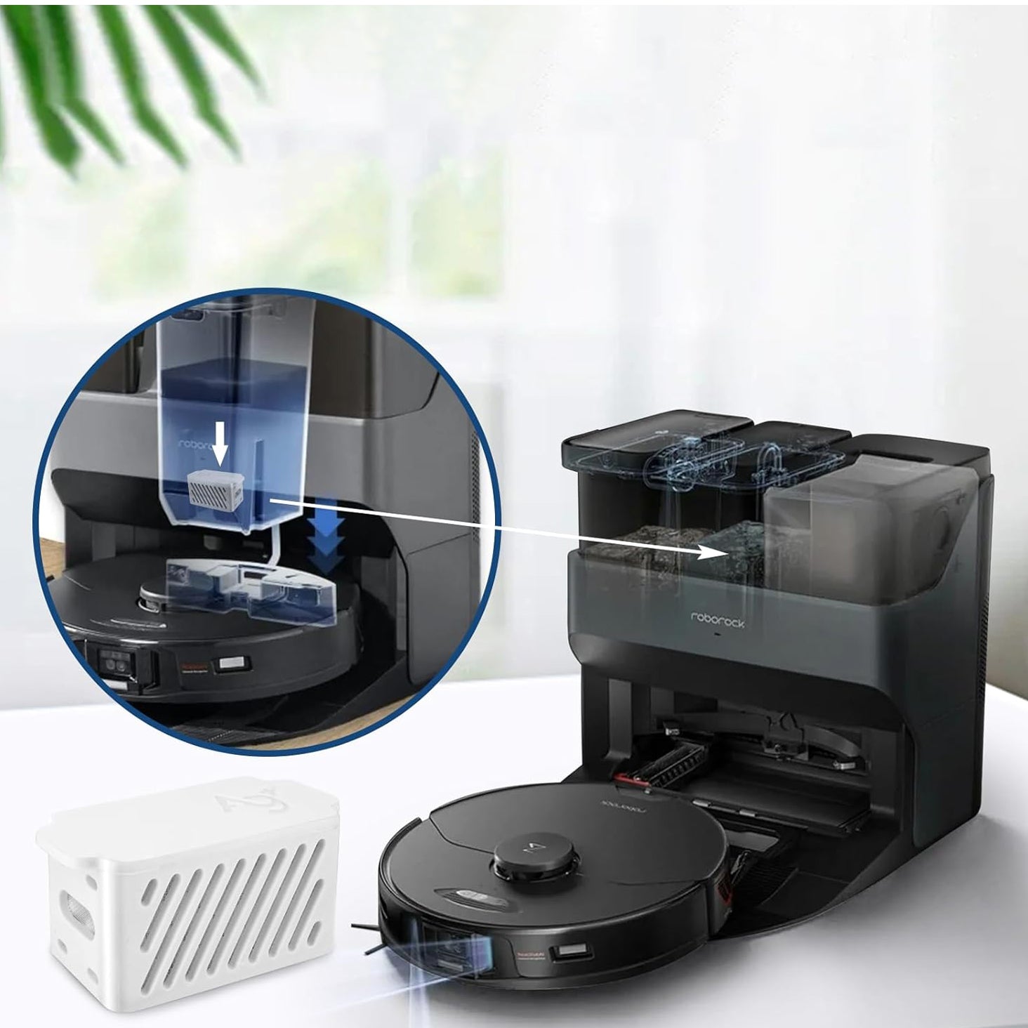 Silberionen-Filter für Roborock Absaugstation (2 Stk.)