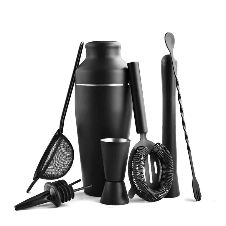 Cocktail Shaker Set mit Rezeptbuch – für Einsteiger & Partys