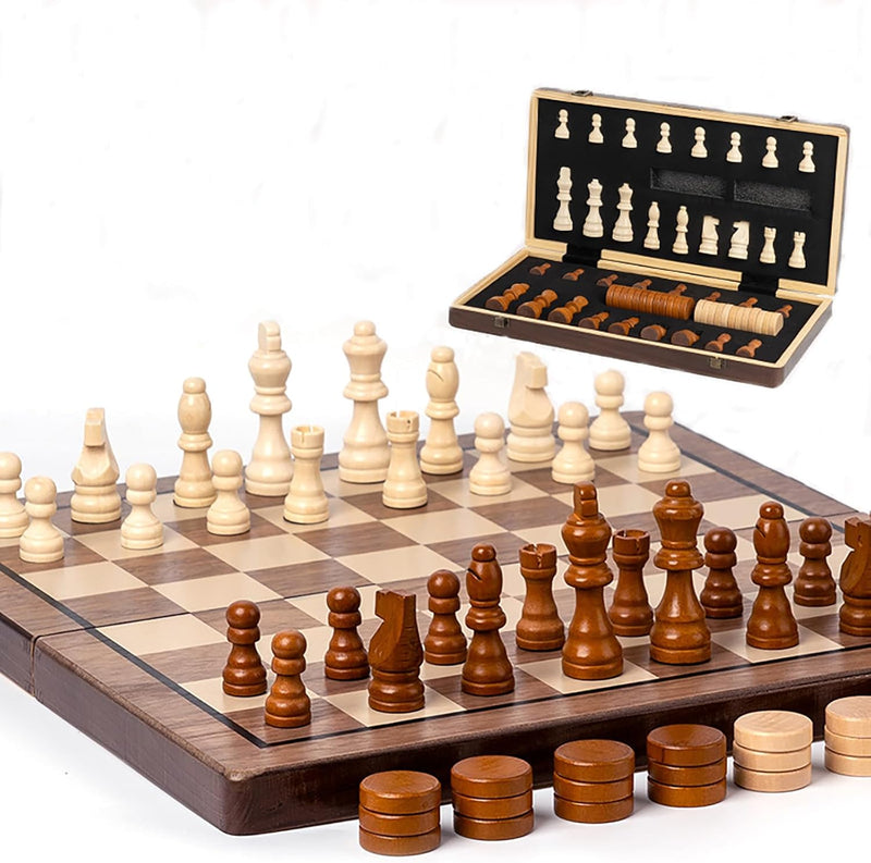 Magnetisches Schachspiel-Set Kasparov – 32 Figuren & 24 Spielsteine