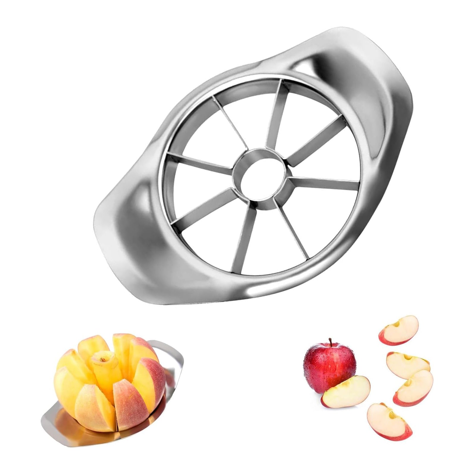 Edelstahl Obstschneider