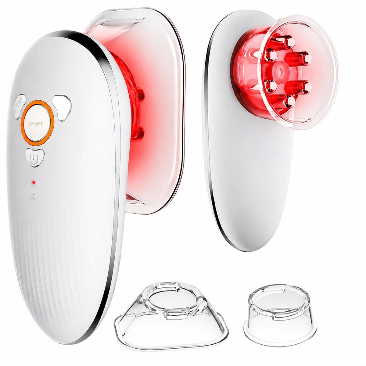 Elektrisches Hautmassagegerät mit 2 Aufsätzen – 3-in-1, aufladbar