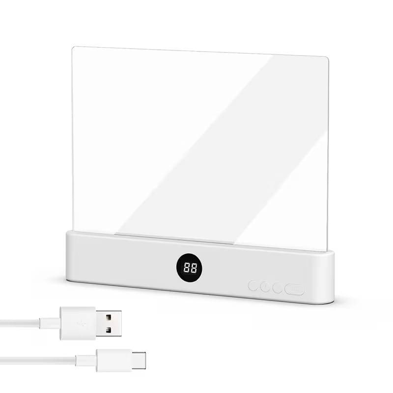 LED-Leselampe mit 3 Lichtfarben – USB-aufladbar & dimmbar