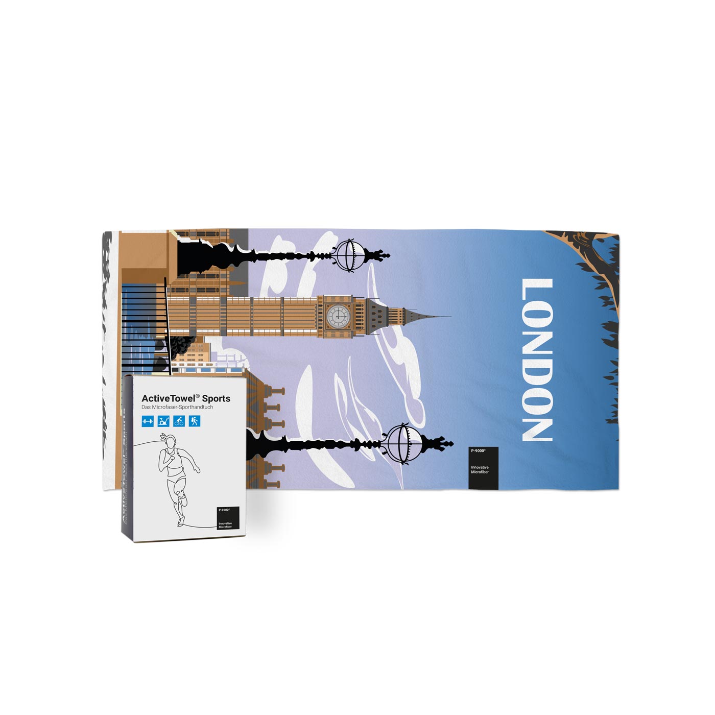ActiveTowel® Sports 80x40 cm, All-Inclusive-Paket