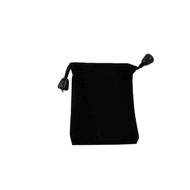 VELOURS Beutel Schwarz