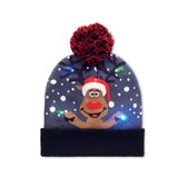 Christmas Knitted Hat LED