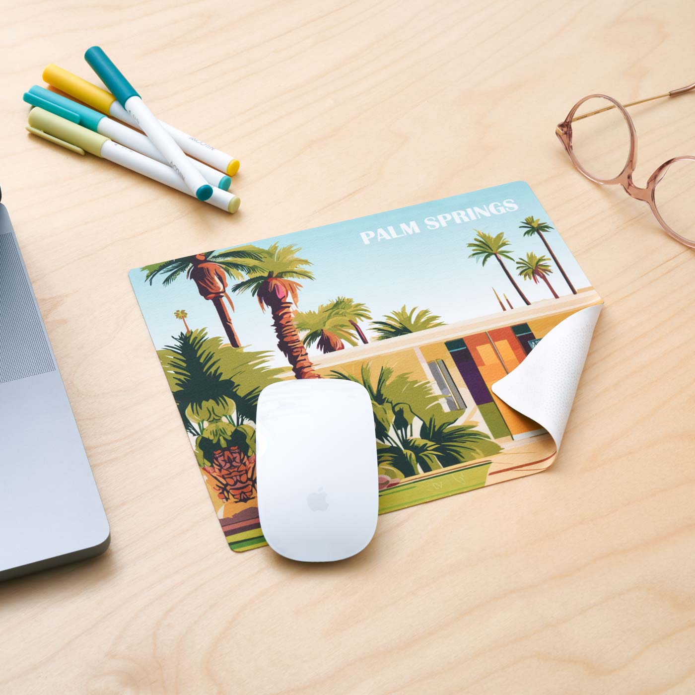 rPET GripCleaner® 4in1 Mousepad 28x16 cm, All-Inclusive-Paket 