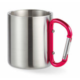 Mug with carabiner