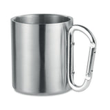 Mug with carabiner
