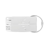 Aluminum luggage tag