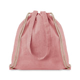 Drawstring pouch recycled