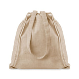 Drawstring pouch recycled