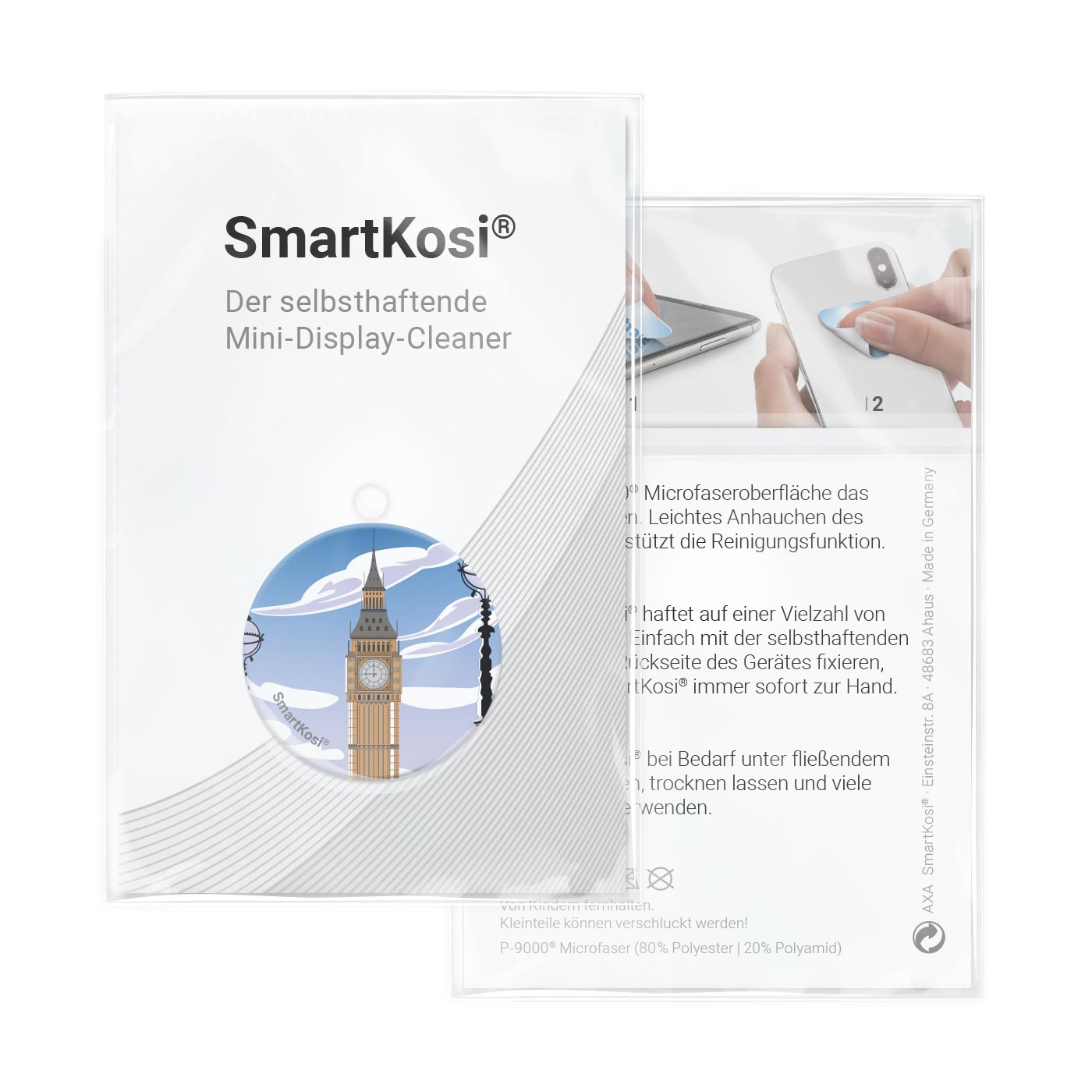 Display-Cleaner SmartKosi® Ø 2,8 cm - 4 Wochen Lieferzeit! All-Inclusive-Paket
