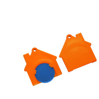 blau, orange