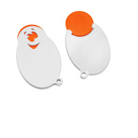 orange, weiss