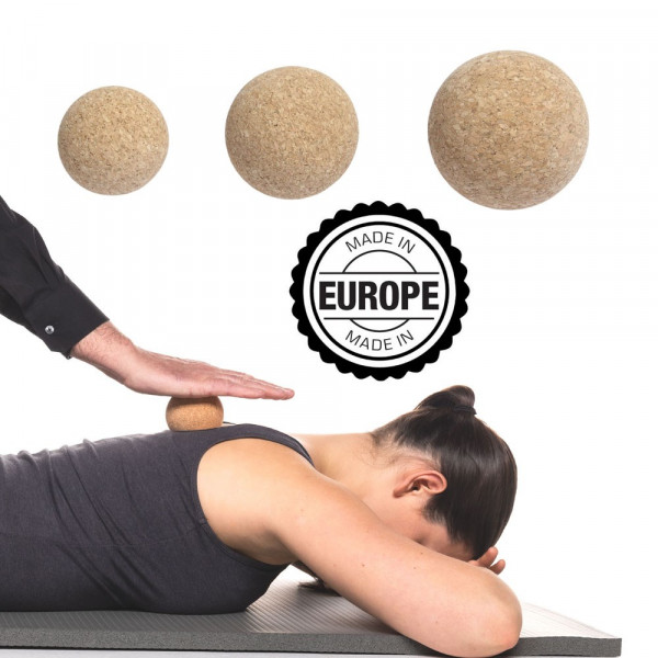 Massage- / Faszienball aus Kork, 