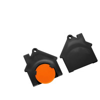 orange, schwarz