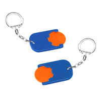 orange, blau