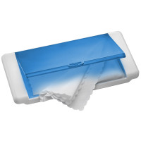 weiß, blau-transparent