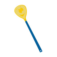blau, gelb
