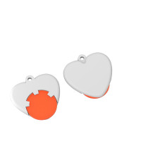 orange, weiss