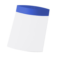 Weiß/blau