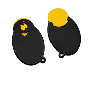 gelb, schwarz